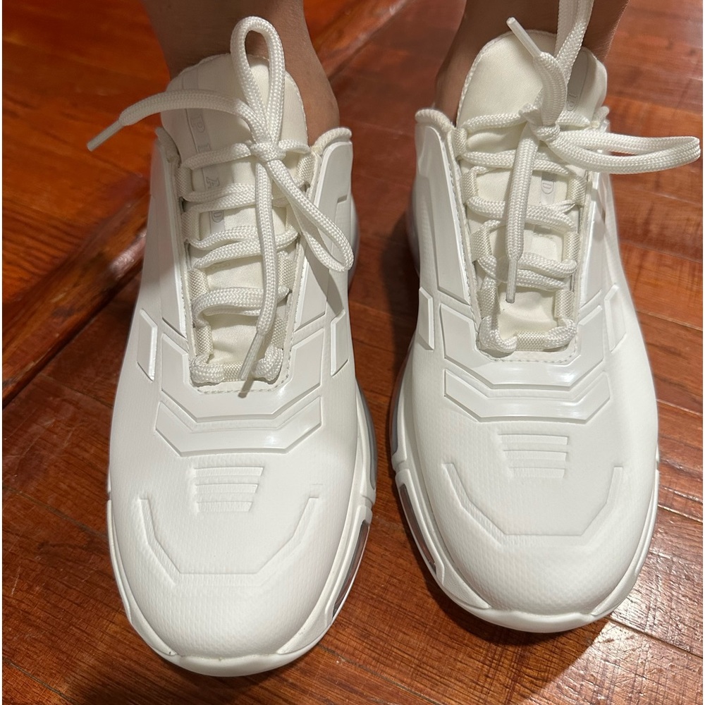 White Prada sneaker